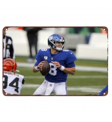 New York Giants Aluminum Sign 12x8 Inch Daniel Jones 005