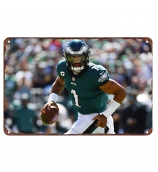 Philadelphia Eagles Aluminum Sign 12x8 Inch Jalen Hurts 004