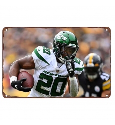 New York Jets Aluminum Sign 12x8 Inch Breece Hall 007