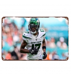 New York Jets Aluminum Sign 12x8 Inch Garrett Wilson 004