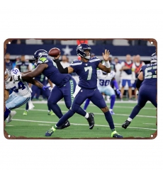 Seattle Seahawks Aluminum Sign 12x8 Inch Geno Smith 002