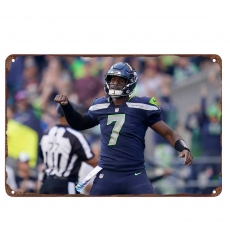 Seattle Seahawks Aluminum Sign 12x8 Inch Geno Smith 005