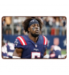 New England Patriots Aluminum Sign 12x8 Inch Jabrill Peppers 002