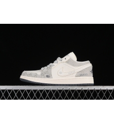 AIR JORDAN 1 LOW WHITE GREY DM5688 101