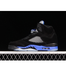 AIR JORDAN 5 RETRO BLACK RACER BLUE REFLECTIVE SILVER CT4838 004