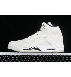 AIR JORDAN 5 RETRO SAIL BLACK LIGHT OREWOOD BROWN COCONUT MILK FN7405 100