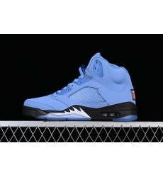 AIR JORDAN 5 UNIVERSITY BLUE BLACK WHITE DV1310 401