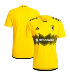 Men Columbus Crew SC Blank 2024 25 Home Replica Yellow