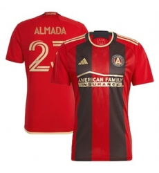 Men Atlanta United Thiago Almada 2023 24 Home Replica Black