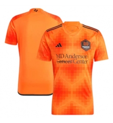 Men Houston Dynamo Blank 2023 24 Home Replica Orange