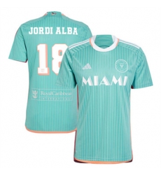 Youth Inter Miami CF Jordi Alba 2024 25 Third Replica Aqua