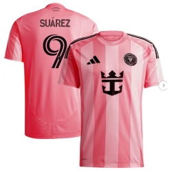 Men's Inter Miami CF Luis Suárez adidas Light Pink 2025 Euforia Replica Player Jersey