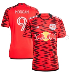 Men New York Red Bulls Lewis Morgan adidas Red 2024 Legacy Replica Player Jersey