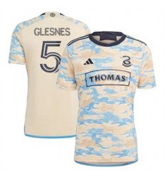 Men Philadelphia Union Jakob Glesnes 2023 24 Away Replica Tan