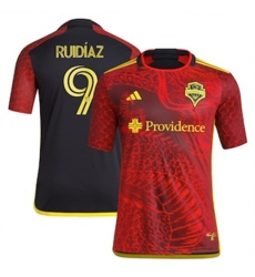 Men Seattle Sounders FC Raul Ruidiaz 2023 24 Away Replica Red