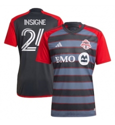 Men Toronto FC Lorenzo Insigne 2023 24 Home Replica Gray