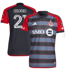 Men's Toronto FC Jonathan Osorio adidas Gray 2023 Club Kit Authentic Player Jersey