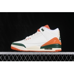AIR JORDAN 3 RETRO SP SAIL GORGE GREEN BRIGHT MANDARIN SAIL IF4491 100 Men Shoes