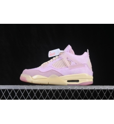 AIR JORDAN 4 RETRO AJ4 BASKETBALL SHOES LIGHT PINK PINK MEN SHOE