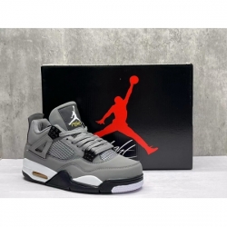 Air Jordan 4 Gray Carbon Men Basketball Shoes