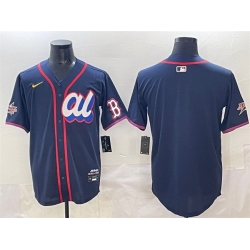 Men American League Boston Red Sox Blank Navy 2025 All Star Edition Limited Stitched Baseball Jersey
