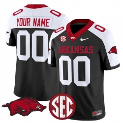 Men Women Youth Arkansas Razorbacks Vapor Limited Custom Jersey All Stitched Black Aternate