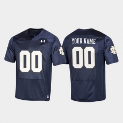 Men Women Youth Toddler Notre Dame Fighting Irish Custom 00 Navy Replica Football Jersey