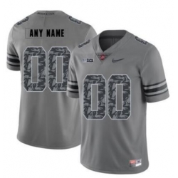 Men Women Youth NCAA Ohio State Buckeyes Custom Gray Jersey