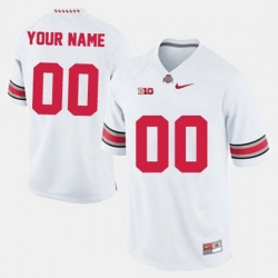 Men Women Youth Toddler Ohio State Buckeyes Custom College Football White Jersey