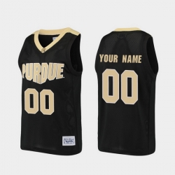 Men Women Youth Toddler Purdue Boilermakers Custom Alumni Black Basketball Jersey