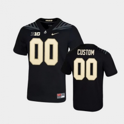 Men Women Youth Toddler Purdue Boilermakers Custom Game Football Black Jersey
