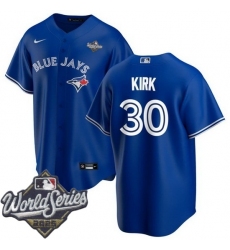 Men Toronto Blue Jays 22 Ernie Clement Royal Cool Base Stitched Baseball Jersey