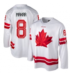 Mens Makar Cale #8 White Hockey Canada 2026 Replica Jersey