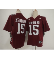 Men Indiana Hoosiers 15 Fernando Mendoza Red Stitched Basketball JerseyS