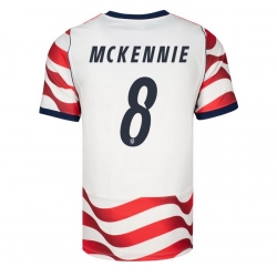 USA 2026 FIFA World Cup Soccer White Jersey Set ( Have Shorts ) Weston McKennie #8