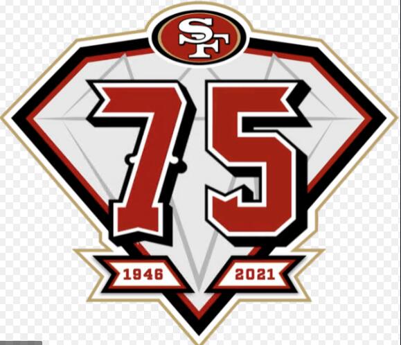 San Francisco 49ers Release 75th Anniversary Patch Biaog