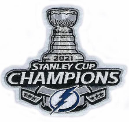 2021 NHL Stanley Cup Tampa Bay Lighting Champions Patch Biaog