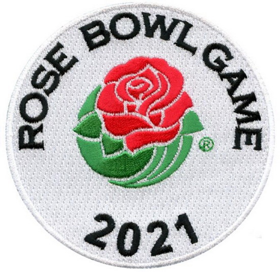 NCAA 2021 Rose Bowl Jersey Patch Biaog
