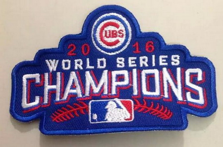 Chicago Cubs 2016 World Series Champions Patch Biaog