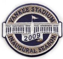 New York Yankees 2009 Stadium Inaugural Season Patch Biaog