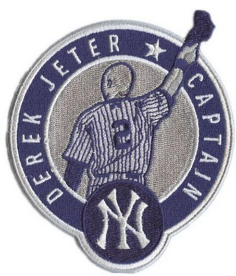 New York Yankees Derek Jeter Retirement Captain Patch Biaog
