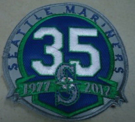 Seattle Mariners 35th Anniversary Patch Biaog