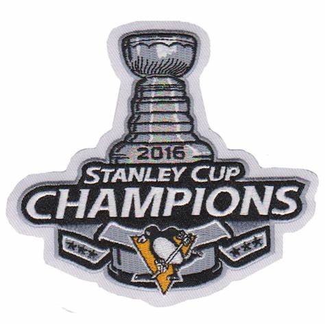 2016 Pittsburgh Penguins Stanley Cup Champions Patch Biaog