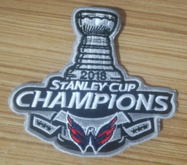 2018 NHL Stanley Cup Finals Champions Washington Capitals Patch Biaog