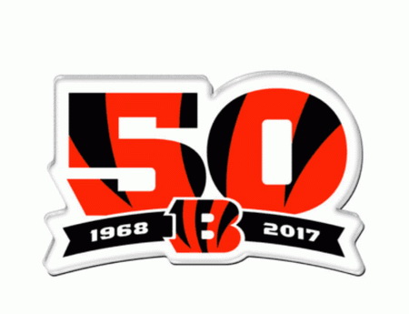 Bengals 50TH Season Patch Biaog