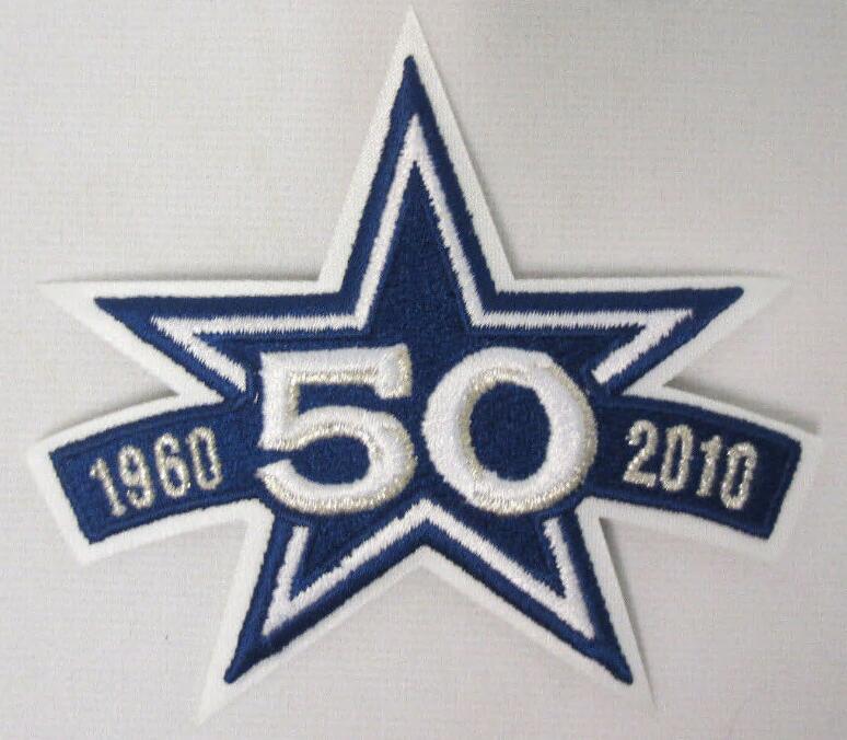 NFL Cowboys 50 Seasons Patch Biaog