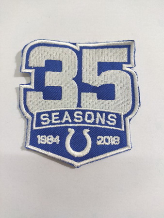 NFL Colts 35 Th Season Patch Biaog