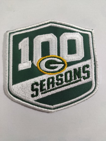 NFL Packers 100 Patch Biaog