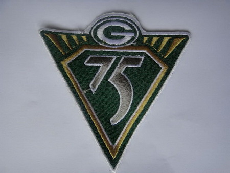 NFL Packers 75 Patch Biaog