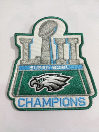 NFL Eagles LII Super Bowl Champions Patch Biaog